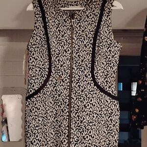 Calvin Klein Collection Monochrome Patterned Vest